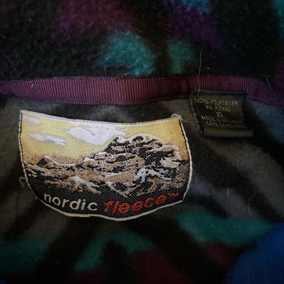Vintage aztec fleece vest - Picture 4 of 4